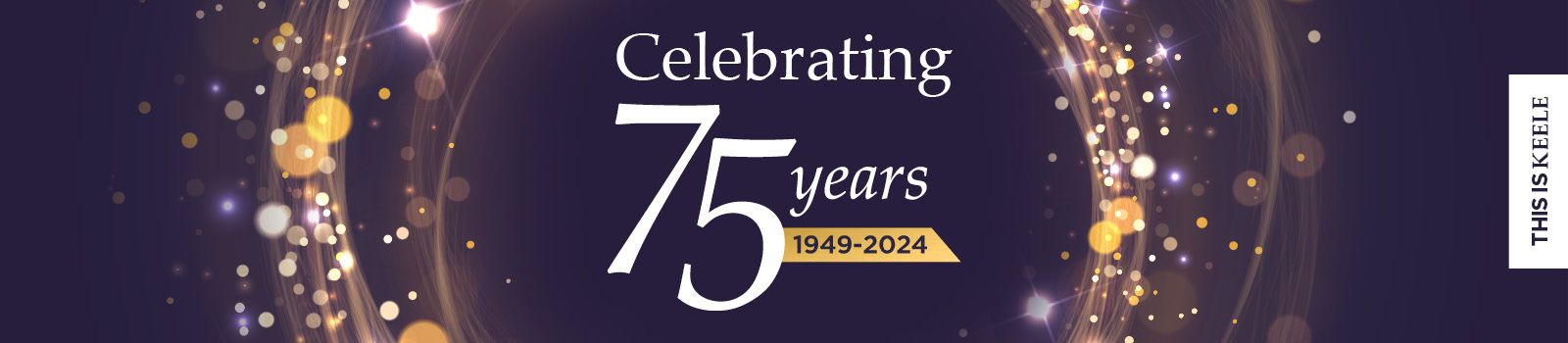 75th anniversary banner