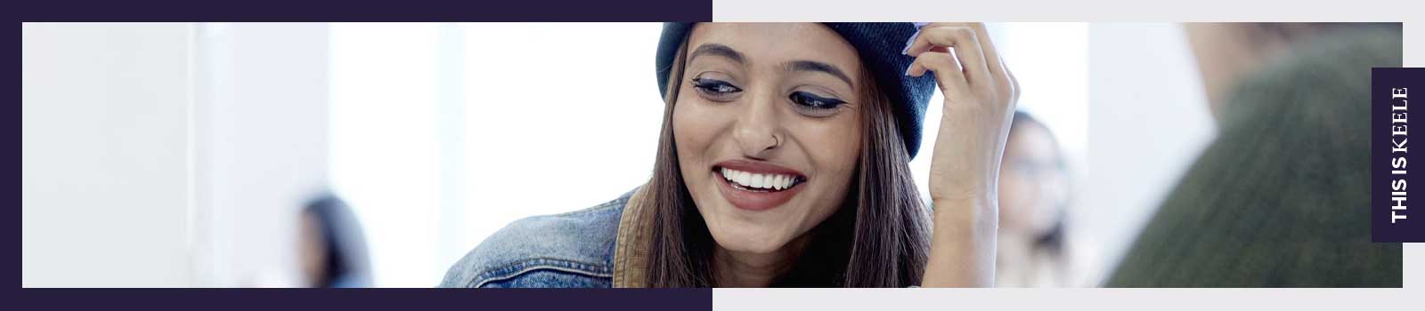 Student smiling