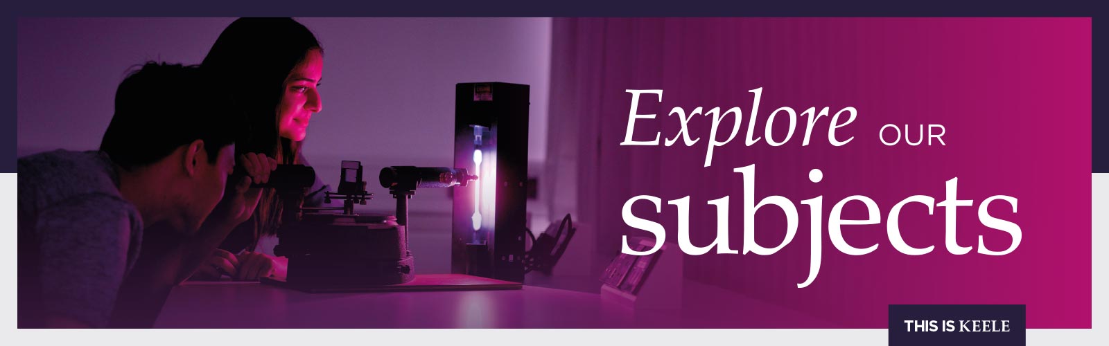 Explore our subject areas