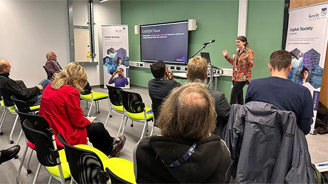 Kathryn Francis introduces 'KAVERN', the Keele Virtual and Augmented Reality Network