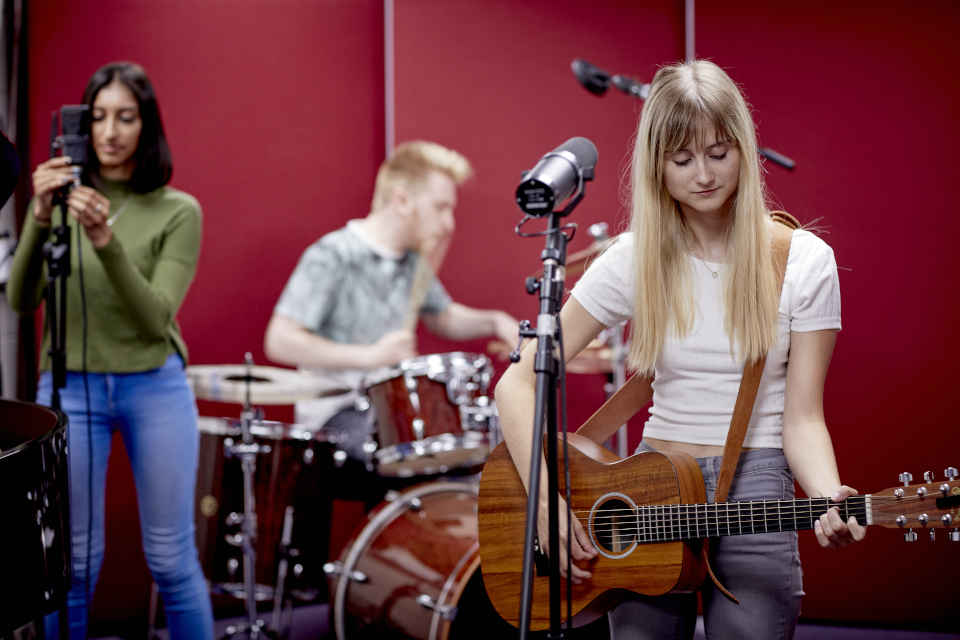 Music production facilities at Keele University