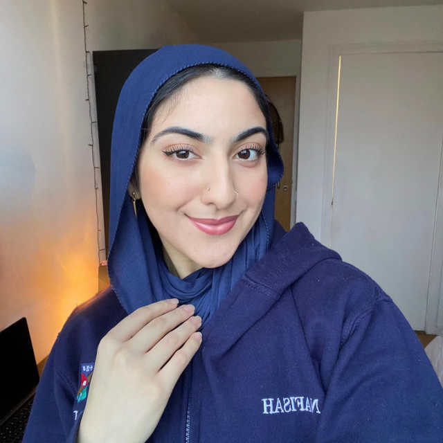 Nafisah, a physiotherapy student at Keele University