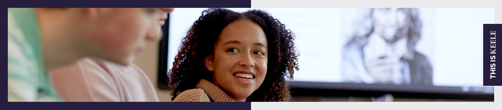 Student smiling