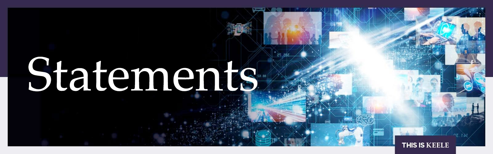 Statements banner