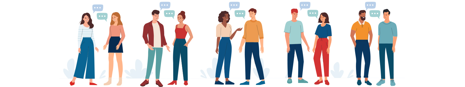 Students talking