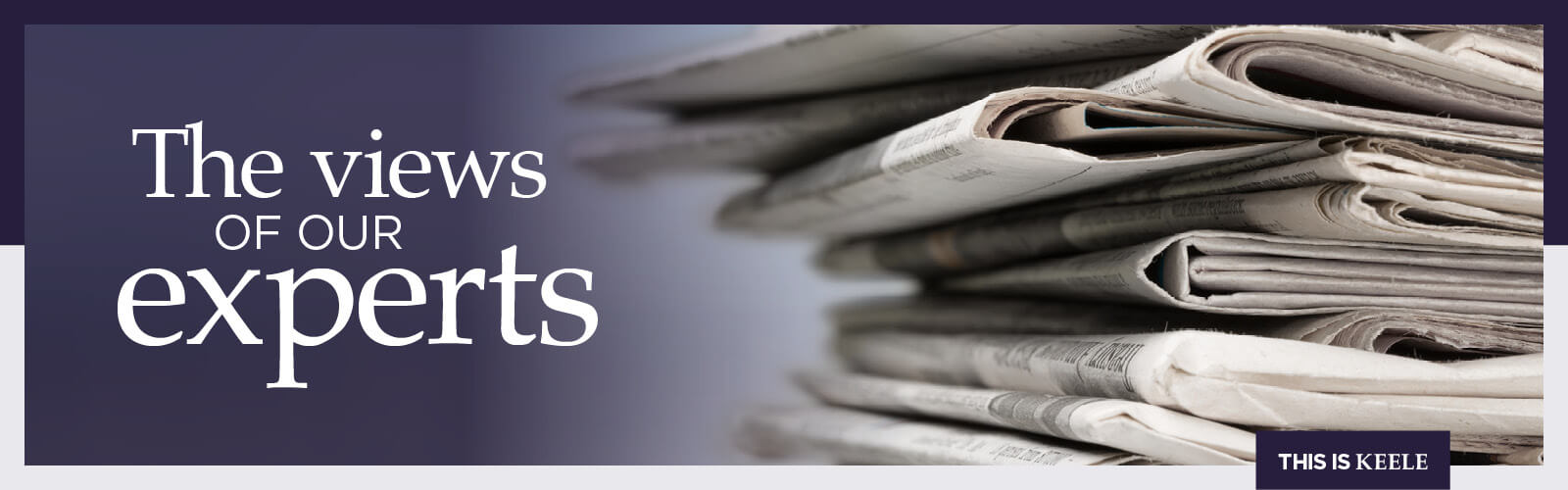 Our local newspaper column banner